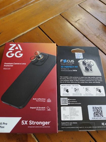 ฟิล์มกระจกกันรอยเลนส์กล้องหลัง iPhone 16 pro และ 17 pro รูปที่ 4