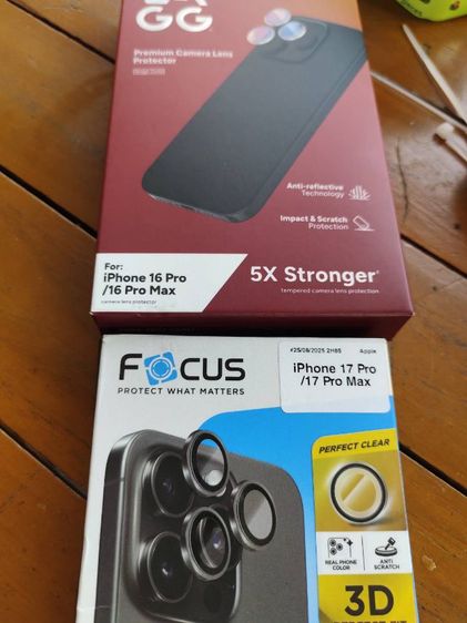 ฟิล์มกระจกกันรอยเลนส์กล้องหลัง iPhone 16 pro และ 17 pro รูปที่ 3