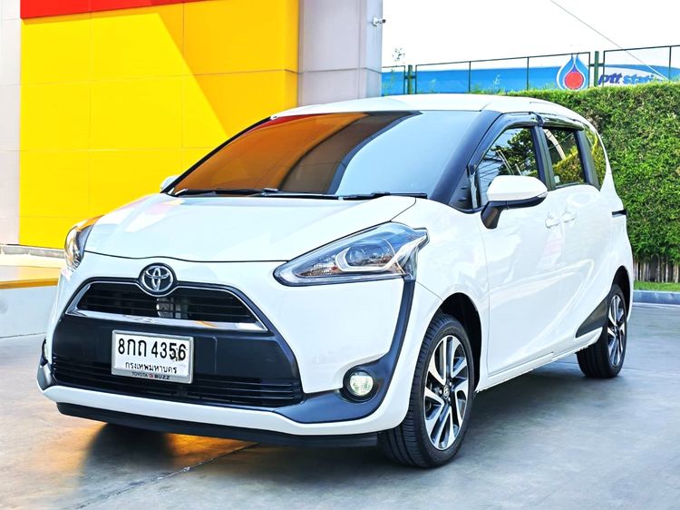 Toyota Sienta 2019 1.5 V Utility-car เบนซิน ไม่ติดแก๊ส เกียร์อัตโนมัติ ขาว รูปที่ 2