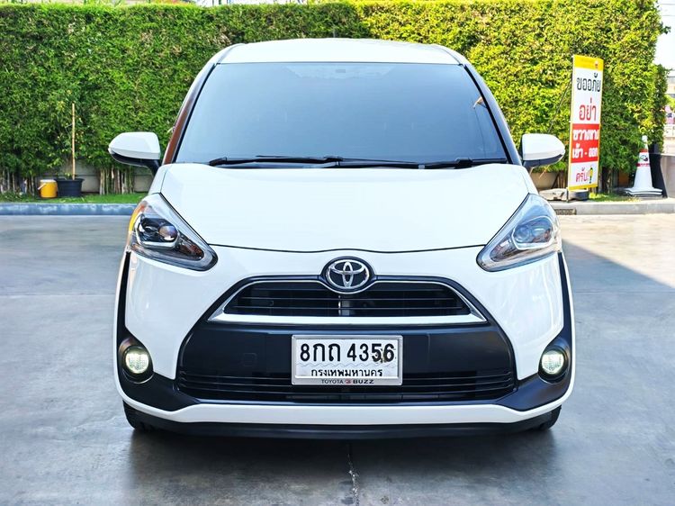 Toyota Sienta 2019 1.5 V Utility-car เบนซิน ไม่ติดแก๊ส เกียร์อัตโนมัติ ขาว