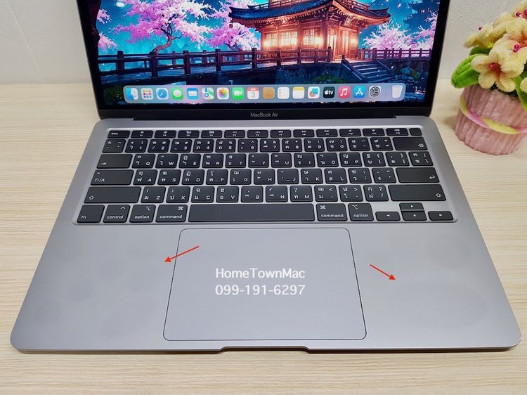 MacbookAir (Retina 13-inch, 2020) i3 1.1Ghz SSD 256Gb Ram 8Gb สี Space Gray น่าใช้งาน รูปที่ 11