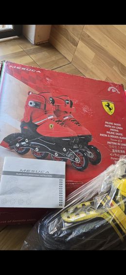 สเก็ต ferrari แท้เด็กใส่ได้ไม่เกิน 10 ขวบ รูปที่ 6