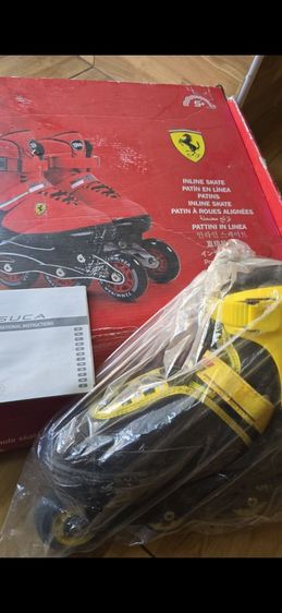 สเก็ต ferrari แท้เด็กใส่ได้ไม่เกิน 10 ขวบ รูปที่ 5