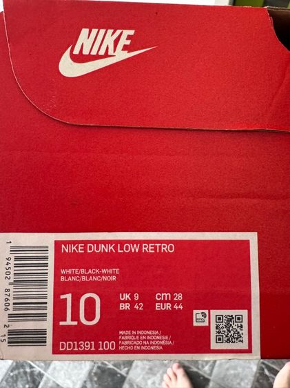 NIKE DUNK LOW PANDA รูปที่ 9