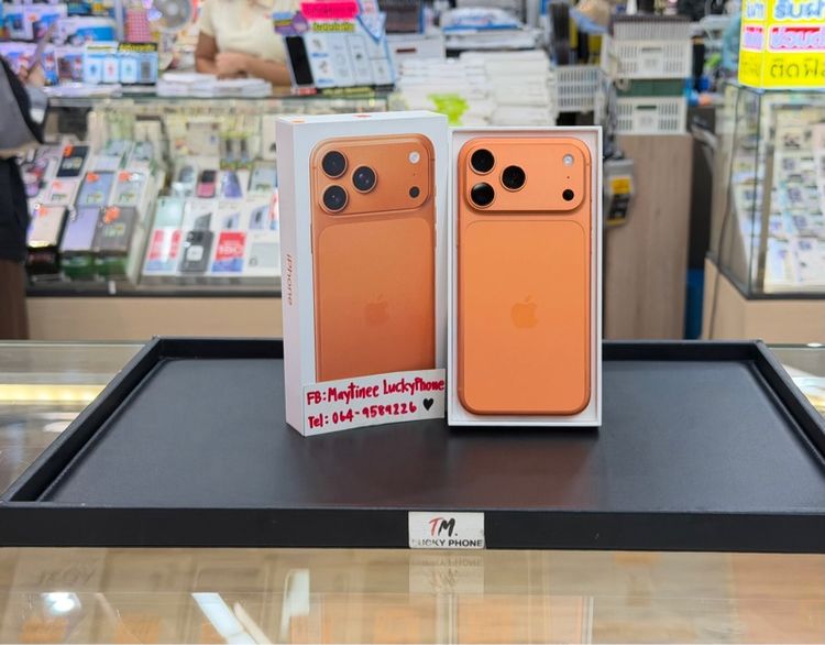 512 GB มีระบบผ่อน iPhone 17 Promax 512GB สีส้ม ปกศ ต.ค 2569
