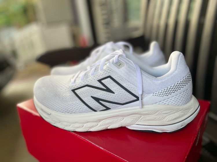 New Balance 860V14 หน้ากว้าง 4E สีขาว จาก USA ในไทยไม่มี size นี้ สภาพดี กล่องครบ ไซส์ 27cm  รูปที่ 11