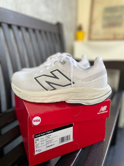 New Balance 860V14 หน้ากว้าง 4E สีขาว จาก USA ในไทยไม่มี size นี้ สภาพดี กล่องครบ ไซส์ 27cm  รูปที่ 15