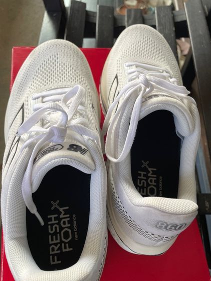 New Balance 860V14 หน้ากว้าง 4E สีขาว จาก USA ในไทยไม่มี size นี้ สภาพดี กล่องครบ ไซส์ 27cm  รูปที่ 6