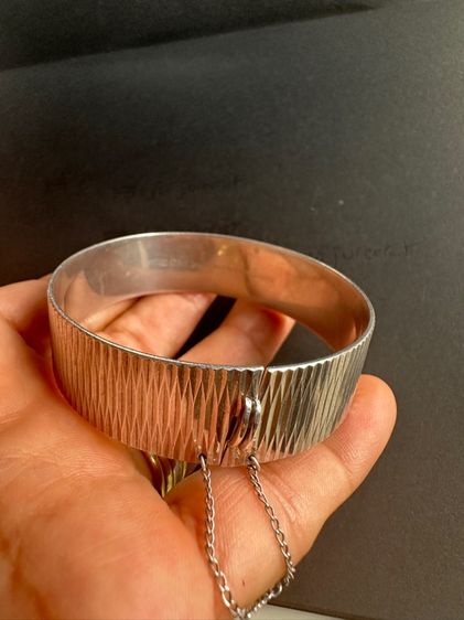 กำไลเงิน งานวินเทจอังกฤษ รูปที่ 2