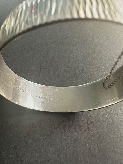 กำไลเงิน งานวินเทจอังกฤษ รูปที่ 9