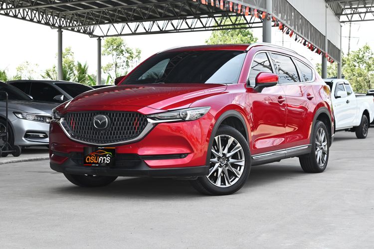รถ Mazda CX-8 2.2 XDL Exclusive 4WD สี แดง