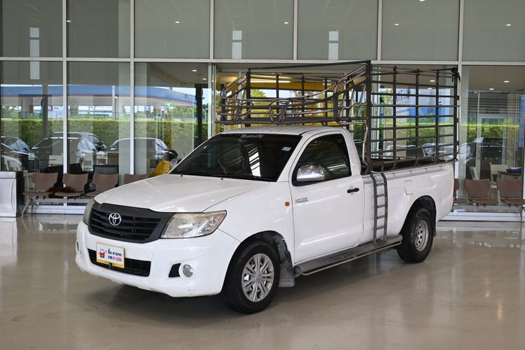 Toyota Hilux Vigo 2012 2.7 J STD Pickup เบนซิน LPG เกียร์ธรรมดา ขาว รูปที่ 4