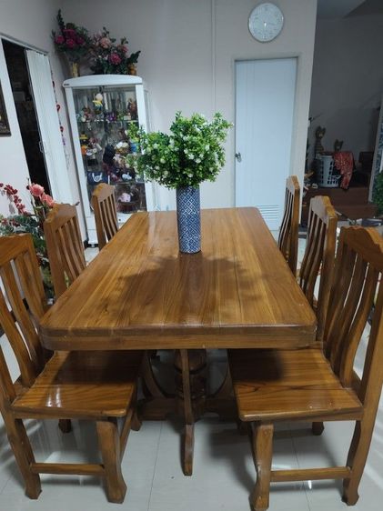 ขายโต๊ะกินข้าวไม้สักราคาถูก รูปที่ 2