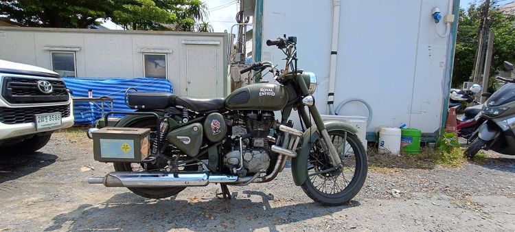 Royal Enfield Classic 500 สีเขียว อายุการใช้งาน 9 ปี รูปที่ 5