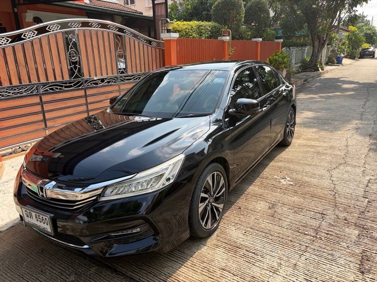 Honda Accord 2016 2.4 E i-VTEC Sedan เบนซิน ไม่ติดแก๊ส เกียร์อัตโนมัติ ดำ รูปที่ 2