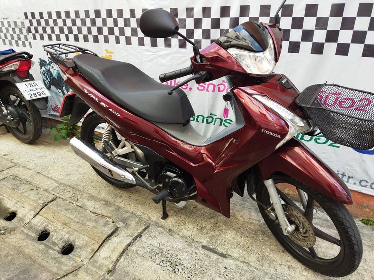 Wave125i Led ไมล์ดิจิตรอล สตาร์ทมือล้อแม็กตัวTop รถบ้านมือเดียว สภาพดี รูปที่ 3