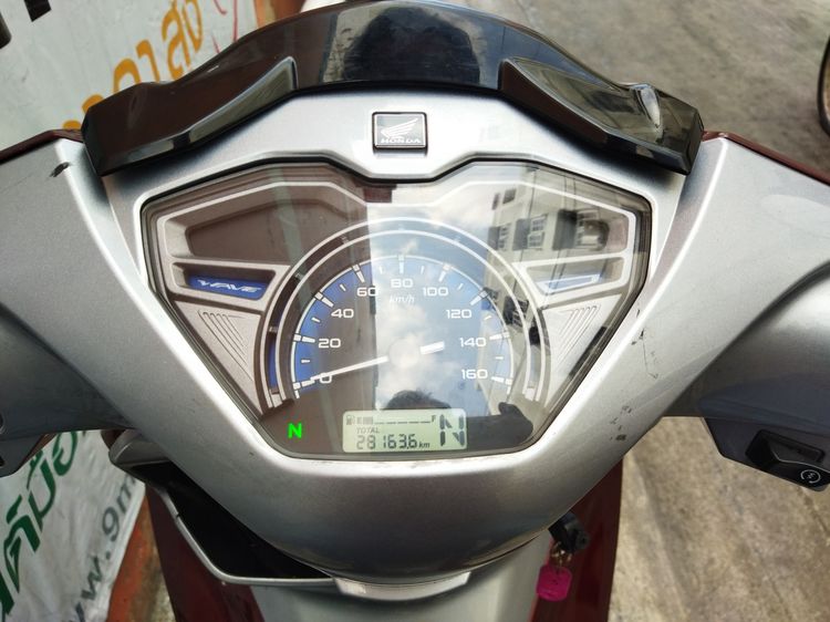 Wave125i Led ไมล์ดิจิตรอล สตาร์ทมือล้อแม็กตัวTop รถบ้านมือเดียว สภาพดี รูปที่ 8