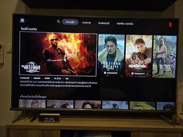 SMART TV TCL รุ่น 55T6 จอ 55 นิ้ว Wifi , Dolby Audio , HDMI สภาพดี พร้อมรีโมท รูปที่ 4