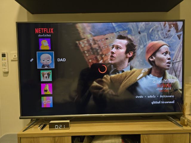 SMART TV TCL รุ่น 55T6 จอ 55 นิ้ว Wifi , Dolby Audio , HDMI สภาพดี พร้อมรีโมท รูปที่ 2