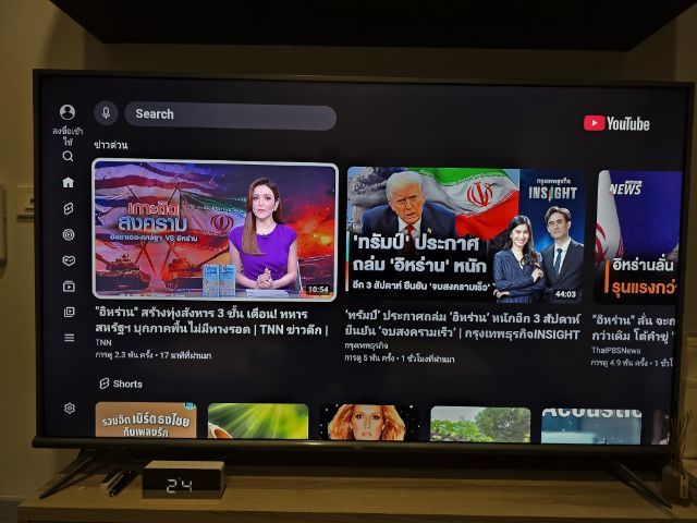 SMART TV TCL รุ่น 55T6 จอ 55 นิ้ว Wifi , Dolby Audio , HDMI สภาพดี พร้อมรีโมท รูปที่ 6