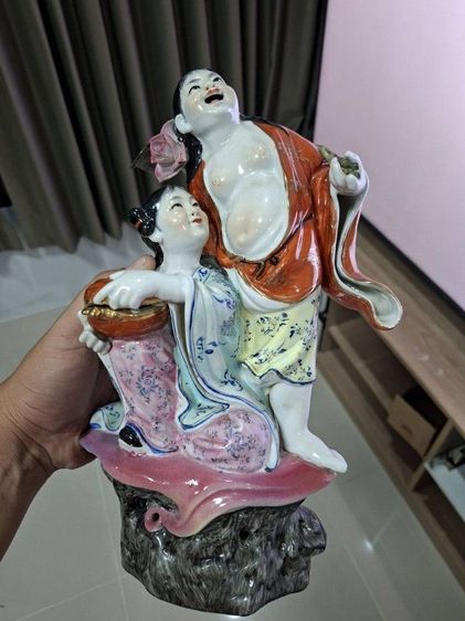 ตุ๊กตาจีน กระเบื้อง เซรามิก 