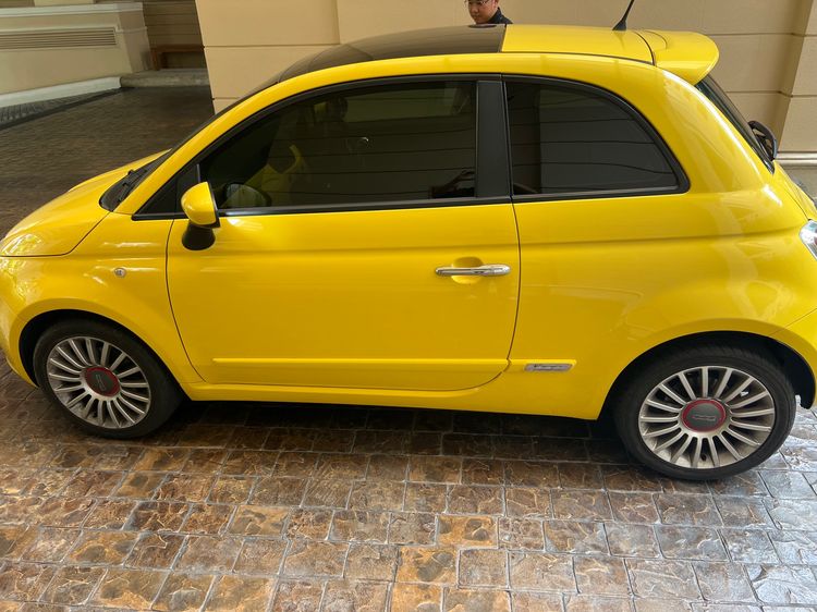 Fiat Fiat 500  2008 1.4 Limited Sedan เบนซิน เกียร์อัตโนมัติ เหลือง รูปที่ 2