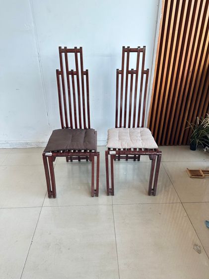 เก้าอี้ หลังสูงไม้สักทั้งตัว สไตล์ยูนิตี้ รูปที่ 2