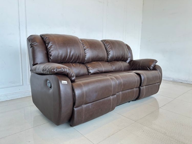 โซฟา 3 ที่นั่ง แบรนด์ KONCEPT เบาะหนัง PU สีน้ำตาล รูปที่ 9