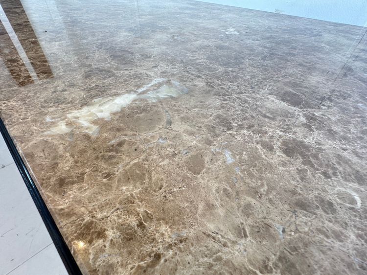 โต๊ะทานอาหาร ท็อปหินเทียมสีน้ำตาล รูปที่ 7