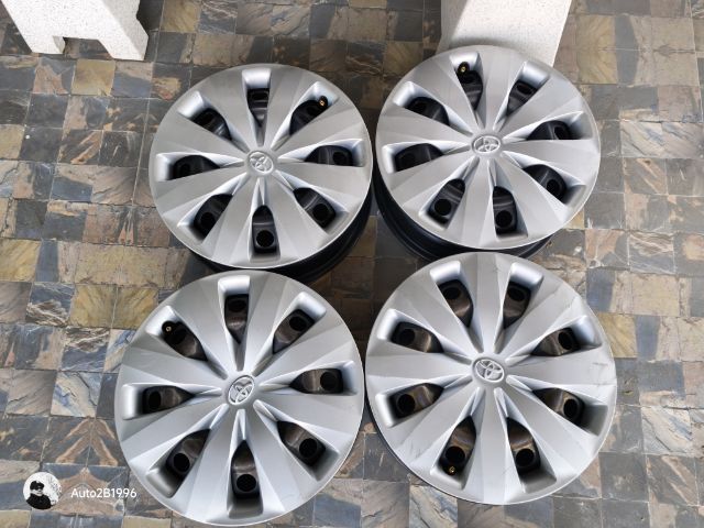 ล้อกะทะ15" 4รูX100 ถอดจากTOYOTA YARIS รูปที่ 2