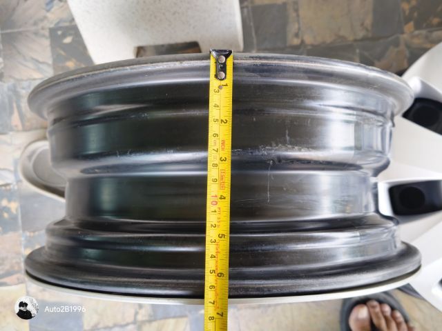 ล้อกะทะ15" 4รูX100 ถอดจากTOYOTA YARIS รูปที่ 3