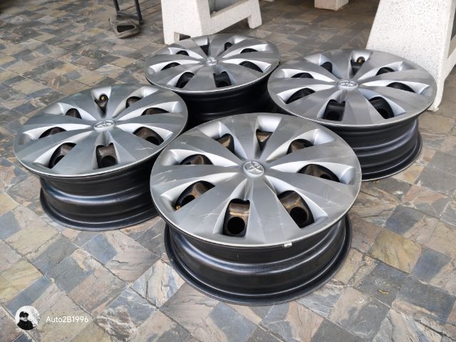 ล้อเหล็ก อื่นๆ ล้อกะทะ15" 4รูX100 ถอดจากTOYOTA YARIS