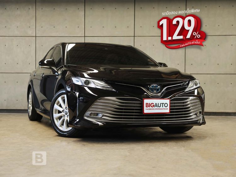รถ Toyota Camry 2.5 Hybrid Premium สี ดำ