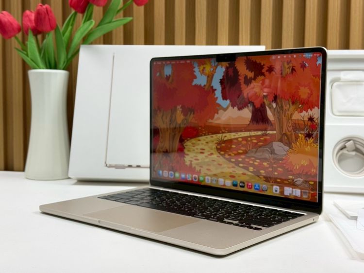 MacBook Air 13.6-inch M2 2022 Ram8GB SSD256GB Starlight  รูปที่ 2