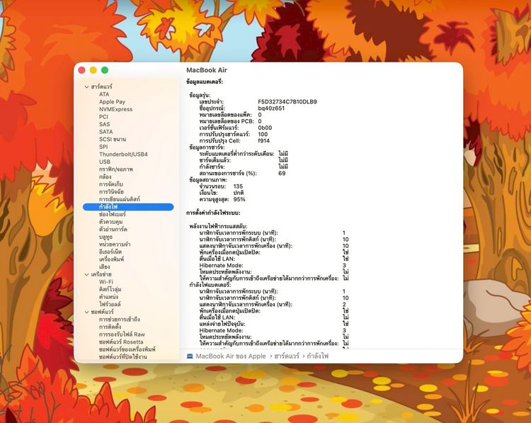 MacBook Air 13.6-inch M2 2022 Ram8GB SSD256GB Starlight  รูปที่ 13
