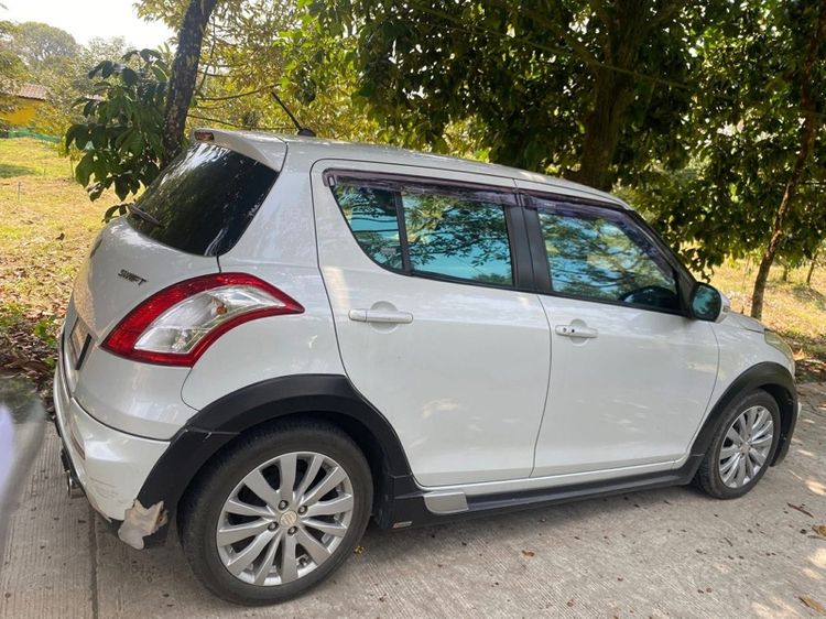 Suzuki Swift 2012 1.25 GLX Sedan เบนซิน ไม่ติดแก๊ส เกียร์อัตโนมัติ ขาว รูปที่ 4
