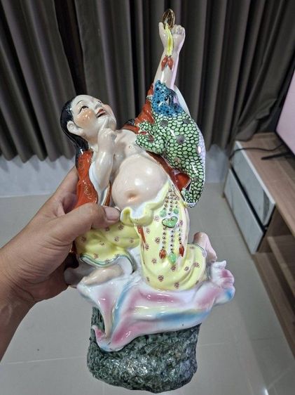 ตุ๊กตาจีน กระเบื้อง เซรามิก