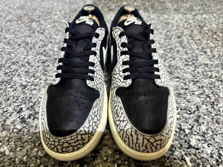 Nike Air Jordan 1 Retro Low OG "Black Cement" เบอร์44.5 รูปที่ 2