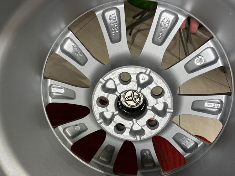 ล้อแม็กแท้ติดรถTOYOTA ขอบ17 5รู114 สวยสวย รูปที่ 8