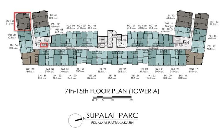 ไม่อนุญาต ไม่มี CM04416 ขายดาวน์ คอนโด ศุภาลัย ปาร์ค เอกมัย-พัฒนาการ Supalai Parc Ekkamai-Pattanakarn ถนนพัฒนาการ  รูปที่ 2