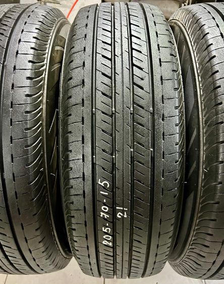 BRIDGESTONE 205 70 15 4เส้น ไม่ปะ ปี21 สวยงาม รูปที่ 4