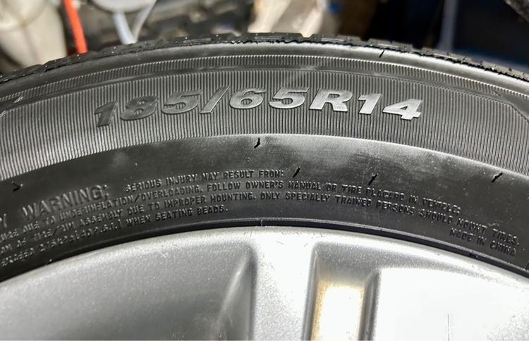 กะทะ 14 พร้อมยาง 185 65 14 สวยงาม รูปที่ 8