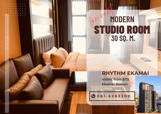 เจ้าของปล่อยเช่าเอง คอนโด ริทึ่ม เอกมัย RHYTHM EKKAMAI condominium ใกล้ BTS เอกมัย