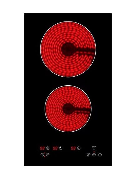 Electric Ceramic Stove 2 Burners 3000W Built-in