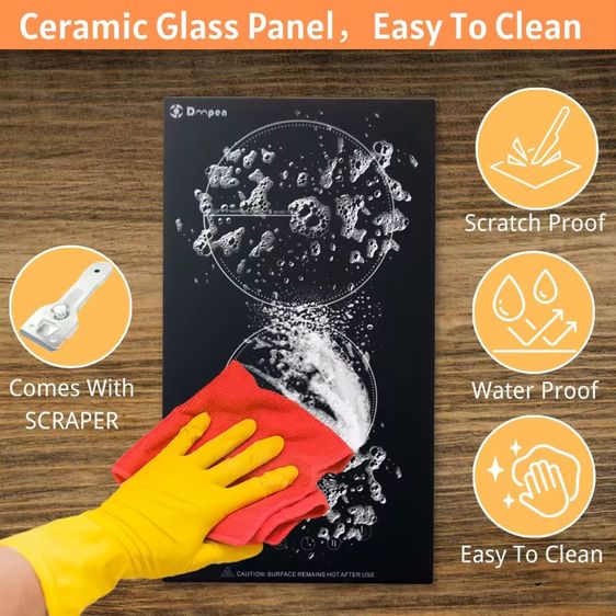 Electric Ceramic Stove 2 Burners 3000W Built-in รูปที่ 15