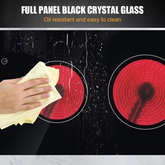 Electric Ceramic Stove 2 Burners 3000W Built-in รูปที่ 13