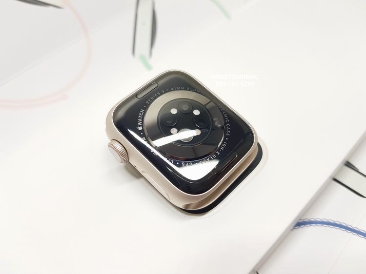 Apple Watch S9 41mm. Starlight Aluminum สาย Starlight Sport Loop (GPS+Cellular) สวย ครบกล่อง มีประกัน+ของแถม รูปที่ 7