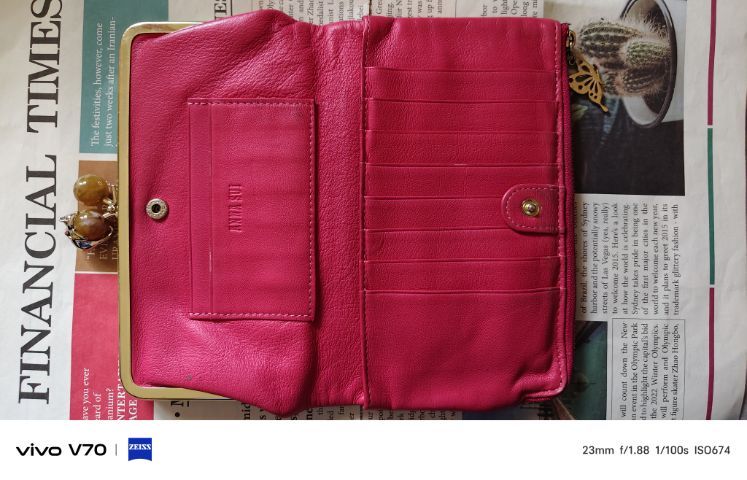 กระเป๋าสตาง  Playing Cat แบรนด์ ANNA SUI  รูปที่ 6