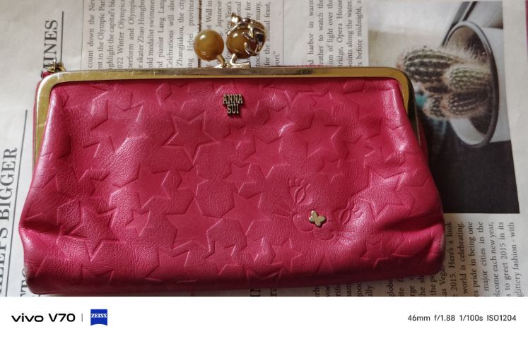 กระเป๋าสตาง  Playing Cat แบรนด์ ANNA SUI 