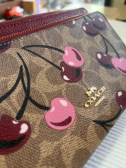 ไม่ระบุ น้ำตาล หนังแท้ COACH กระเป๋าคล้องมือ